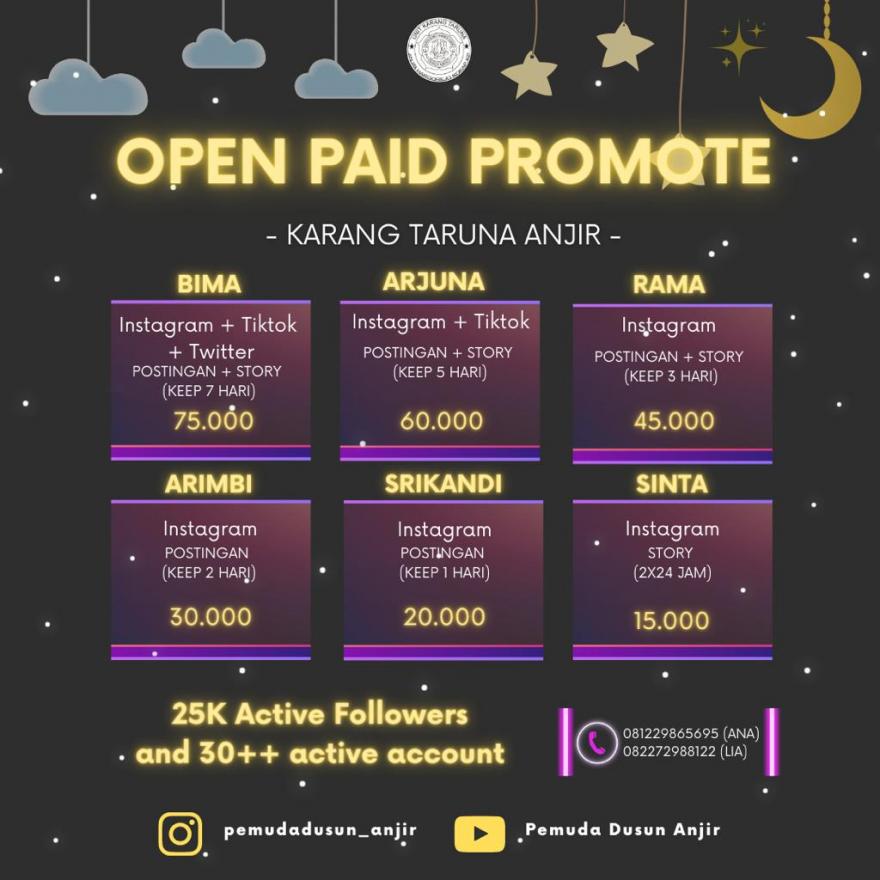 Mendukung Perkembangan UMKM, Karang Taruna Anjir Buka Jasa Promosi Berbayar